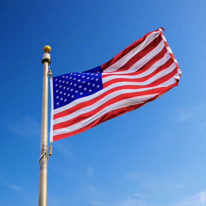 U.S. Flag - 4' x 6' Embroidered Nylon - Made in the USA