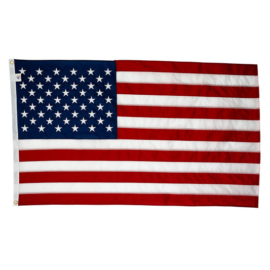 U.S. Flag - 3' x 5' Embroidered Nylon - Made in the USA