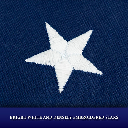Premium U.S. Flag - 20' x 38' Embroidered Polyester - Made in the USA